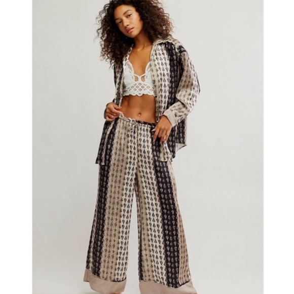 FREE PEOPLE 2pc Dreamy Days Pajama Set - Picture 1 of 4